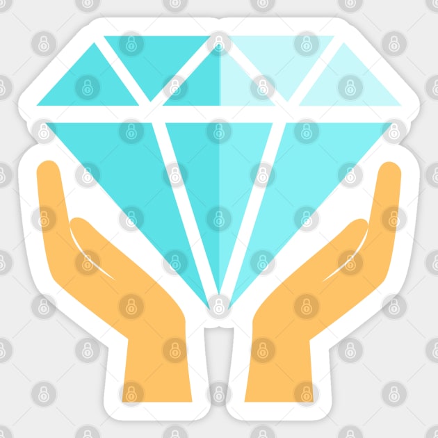 GME Diamond Hands Sticker by nimazu